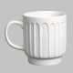 Fluted Cup - Stoneware Bisque - Case of 6 Fluted Cup - Stoneware Bisque - Case of 6